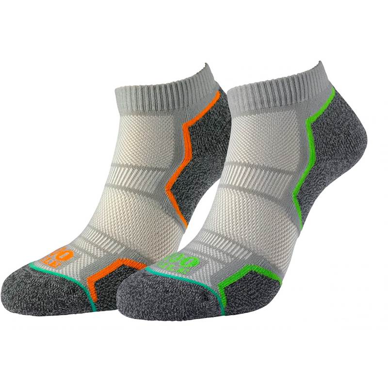 1000 Mile Run Anklet Repreve Single Layer Twin Pack-2
